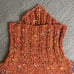 Multicolor Abstract Pattern Knit Cottage Handmade Turtle Neck Sweater S/M Chic