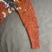 Multicolor Abstract Pattern Knit Cottage Handmade Turtle Neck Sweater S/M Chic