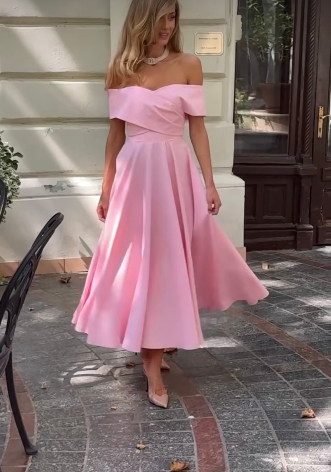 Pink Blush Bridesmaid Dress