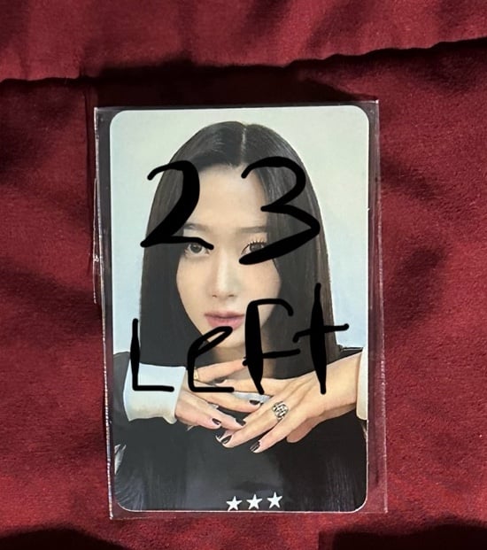 23 Aespa My World Warner Offline Giselle Photo Cards