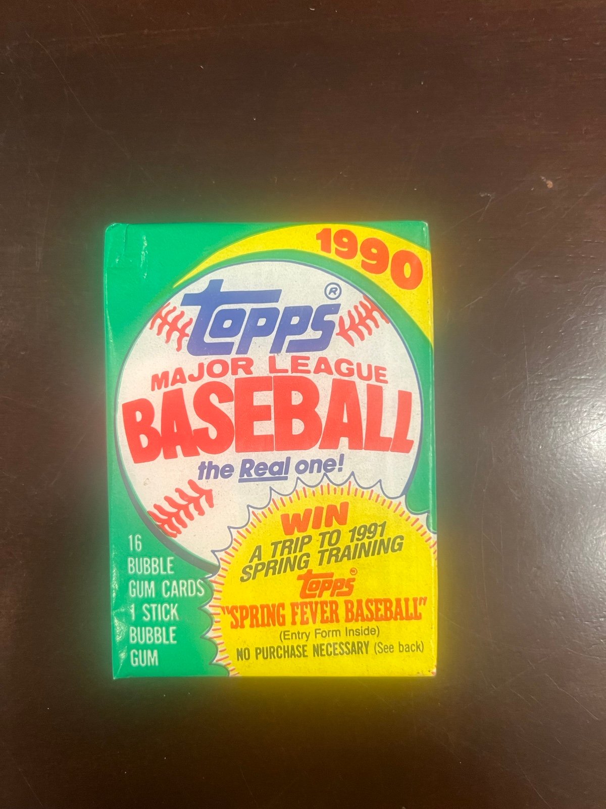 Topps Major League Baseball packs 1990
