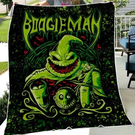 Boogieman Oogie Boogie Nightmare Before Christmas Halloween Blanket 60x80
