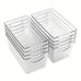 Transparent Tableware Organization Storage Box vjf3k