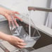 Transparent Tableware Organization Storage Box vjf3k