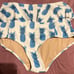 Kortni Jeane blue pineapples SET SMALL TOP MEDIUM BOTTOMS swimsuit bikini
