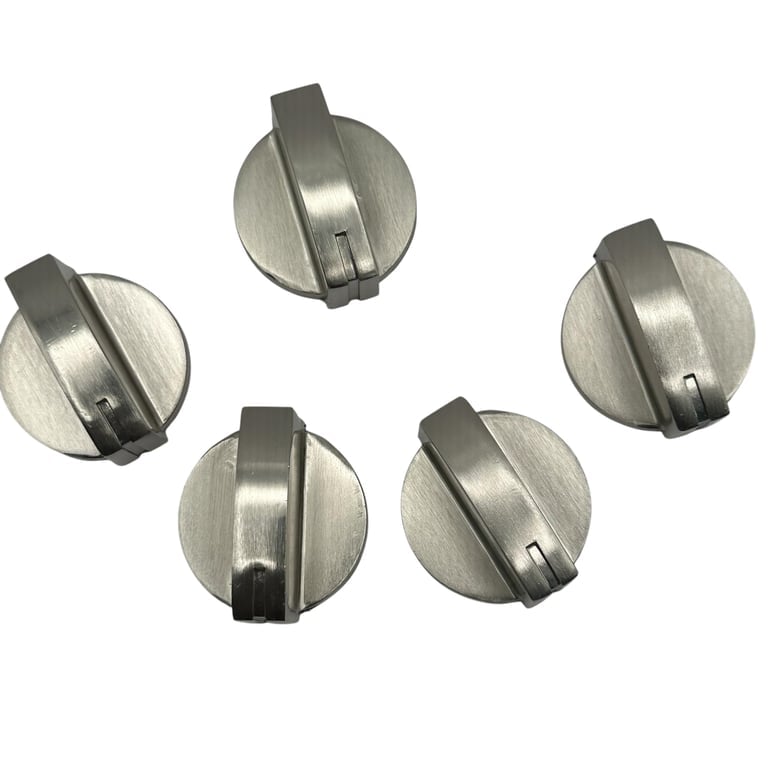 Stainless Steel Stove Knob Replacements LC6 - Set of 5