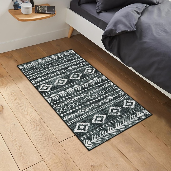 Runner Rug Farmhouse Moroccan Washable 2x4 Kitchen Runners Non Slip