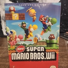 Super Mario Bros Wii Prima Official Game Guide Premiere Edition New Sealed