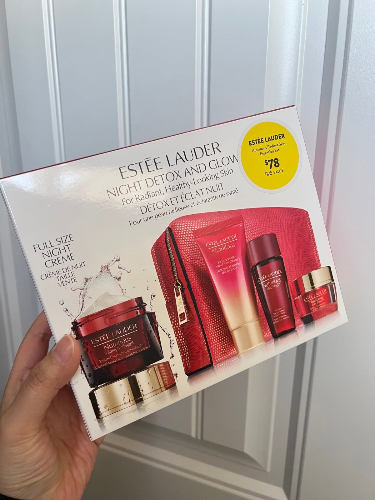 Estee Lauder limited edition Nutritious Night Detox and Glow Collection