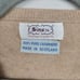 Vintage Sims Ltd 100% Cashmere Sweater Mens Medium Tan V-Neck Made in Scotland