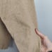 Vintage Sims Ltd 100% Cashmere Sweater Mens Medium Tan V-Neck Made in Scotland