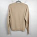 Vintage Sims Ltd 100% Cashmere Sweater Mens Medium Tan V-Neck Made in Scotland