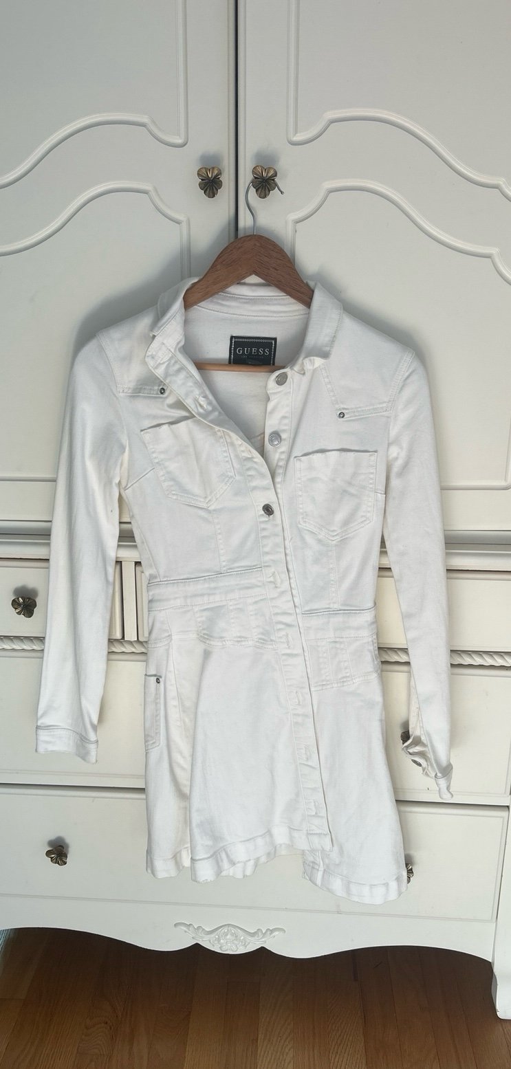 Guess denim button up