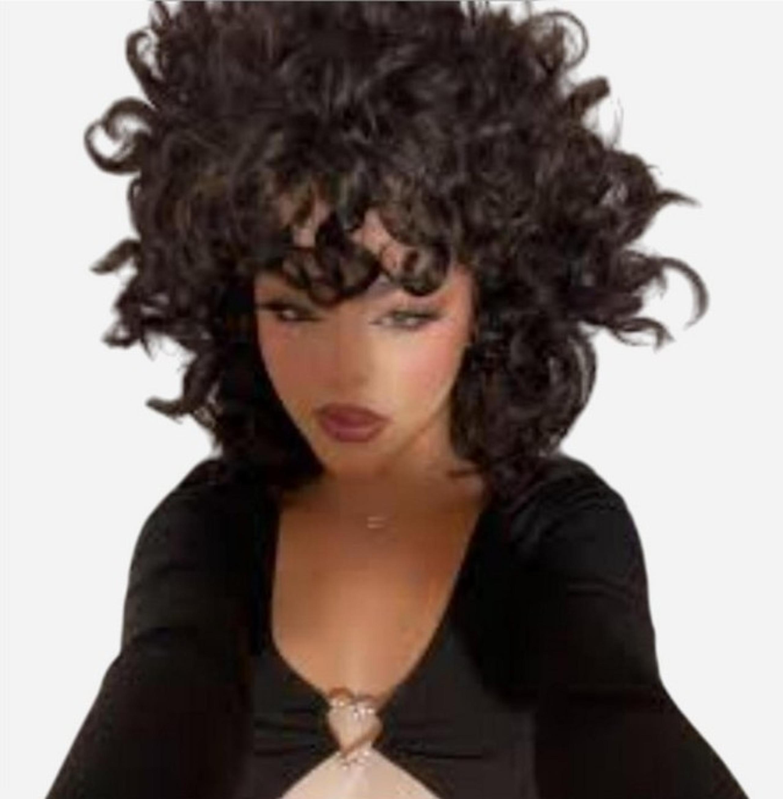 Black Curly Wig
