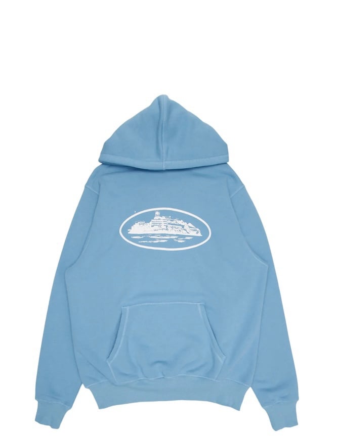Corteiz Baby Blu Alcatraz Hoodie