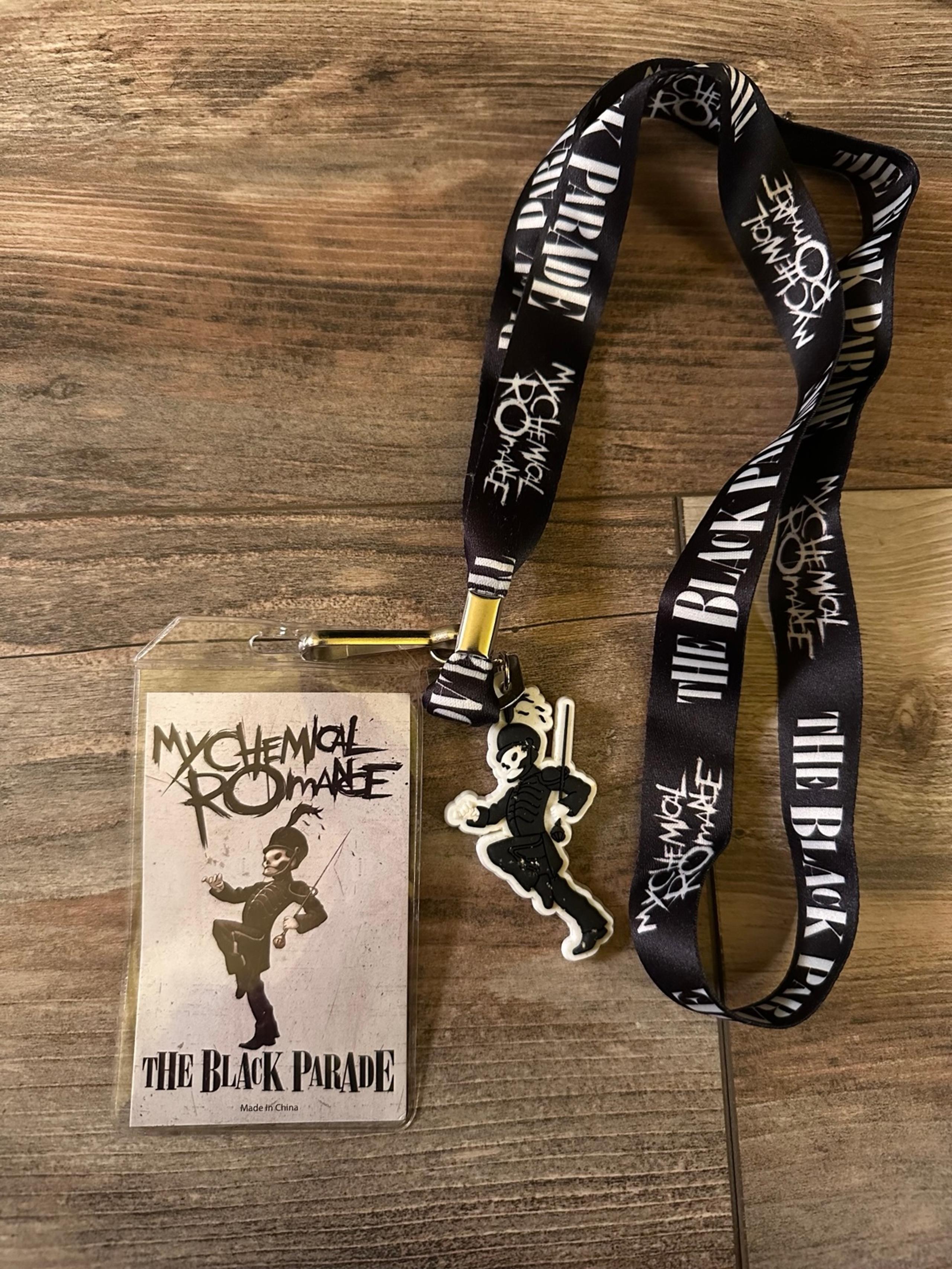 MY CHEMICAL ROMANCE THE BLACK PARADE LANYARD BRAND NEW VINTAGE OFFICIAL RARE MCR