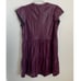 Pinch Deep Wine Faux Leather Dress NWT size large