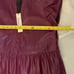 Pinch Deep Wine Faux Leather Dress NWT size large