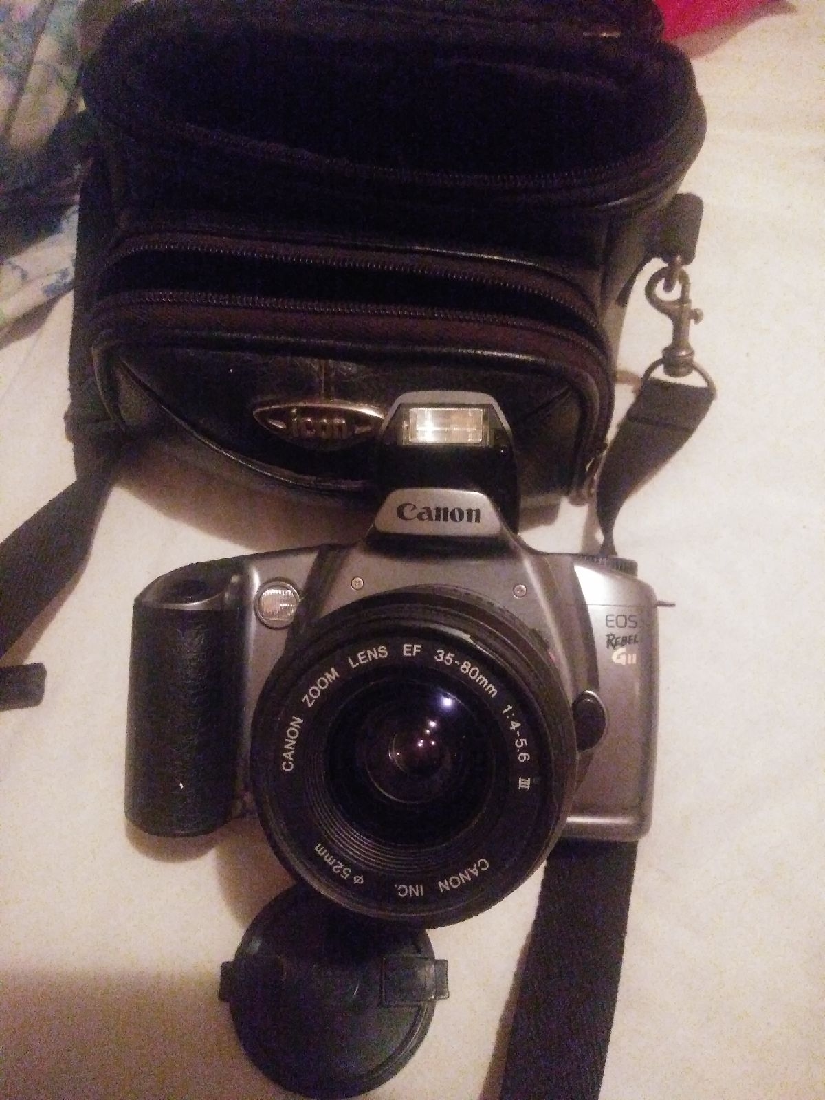 Cannon camera its an EOS REBEL GII