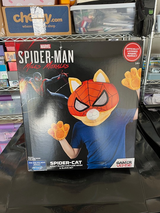 Marvel’s Spider-Man Miles Morales - SPIDER-CAT Adult Mask and Glove Costume Set