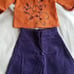 American Girls Purple Wide Pants Outfit