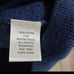 Burno Ferraro Vneck 100% Fine Merino Wool Large Heathered Navy Sweater