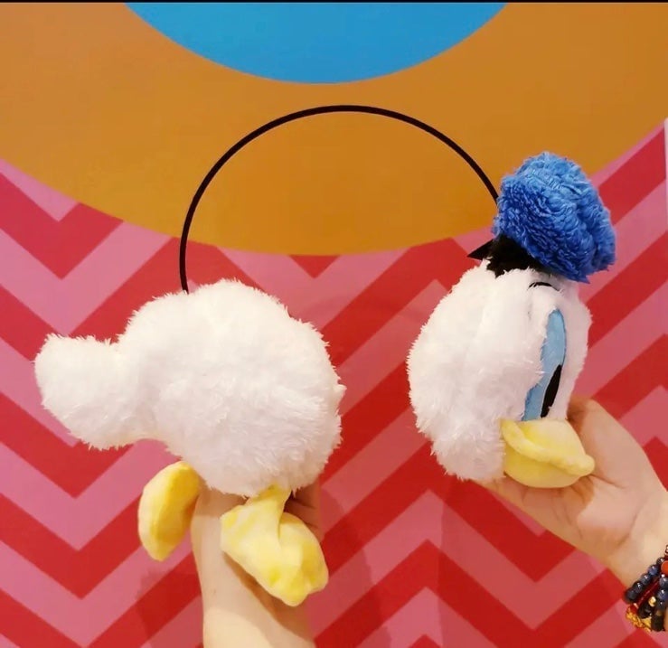 Disney Inspired Donald Duck Earmuffs Winter Outdoor Warmer Ears