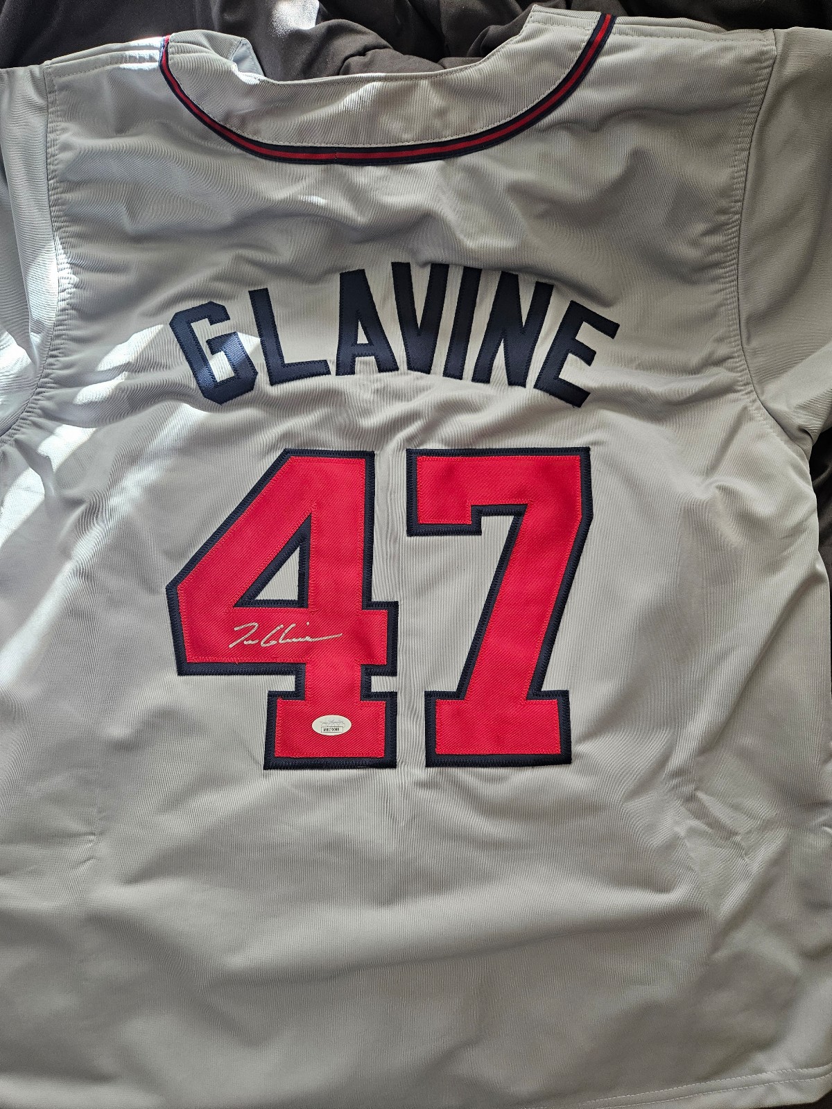 Tom glavine braves auto REPLICA JERSEY