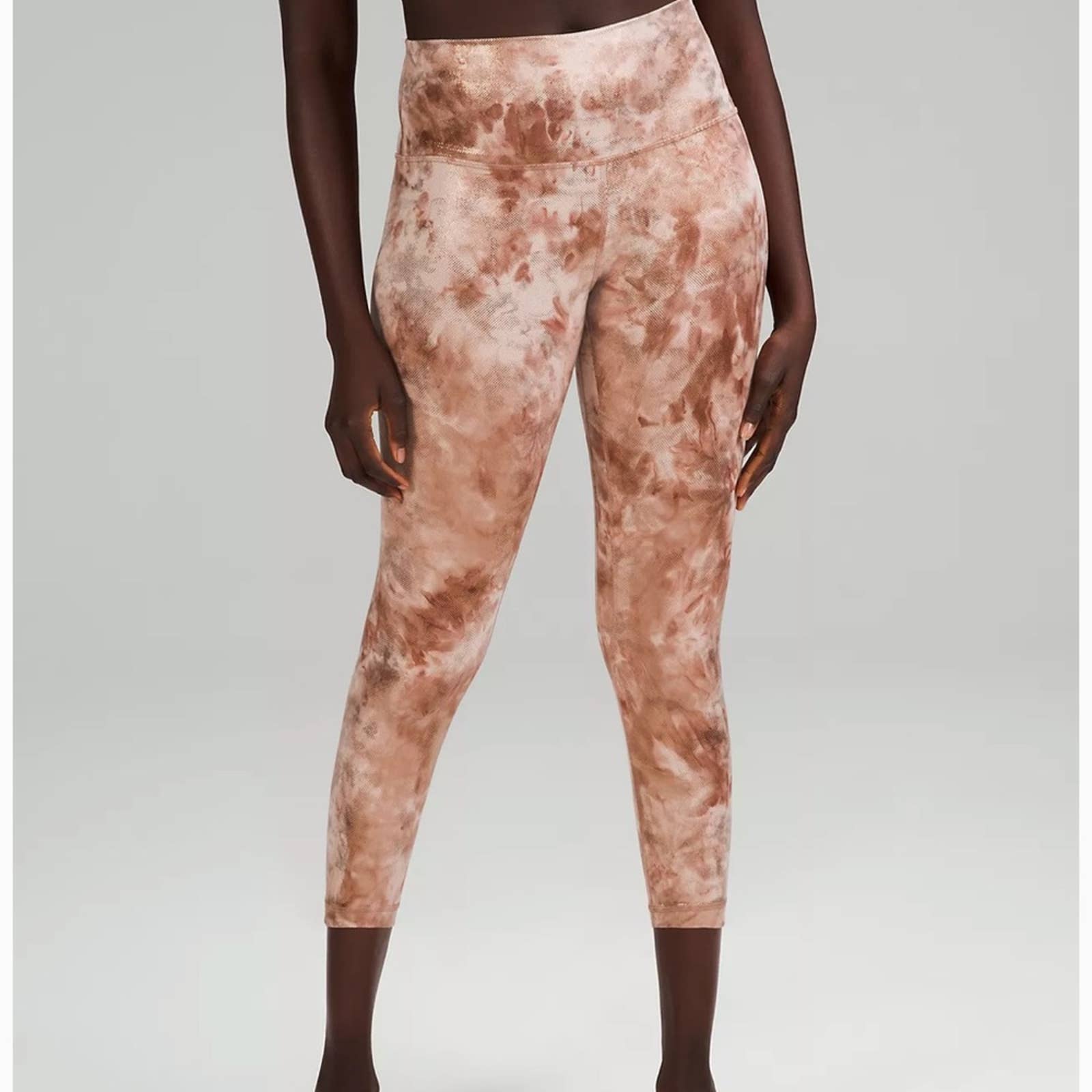 Lululemon | align HR crop 23” shine | size 8