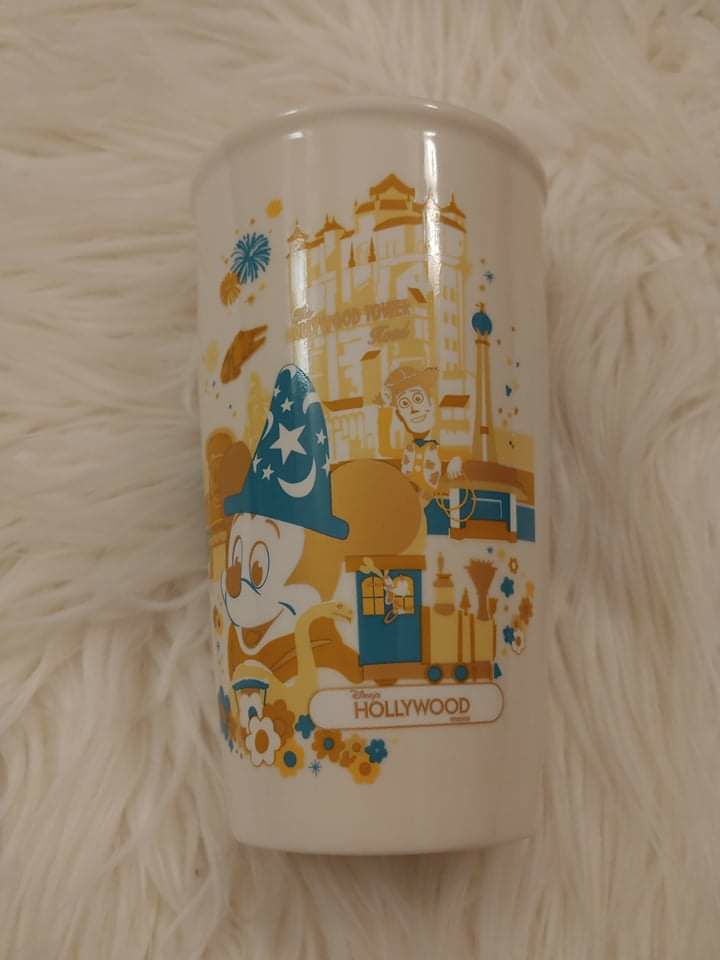 WDW 50TH ANNIVERSARY RETRO VAULT STARBUCKS HOLLYWOOD STUDIO CERAMIC TRAVEL TUMBL