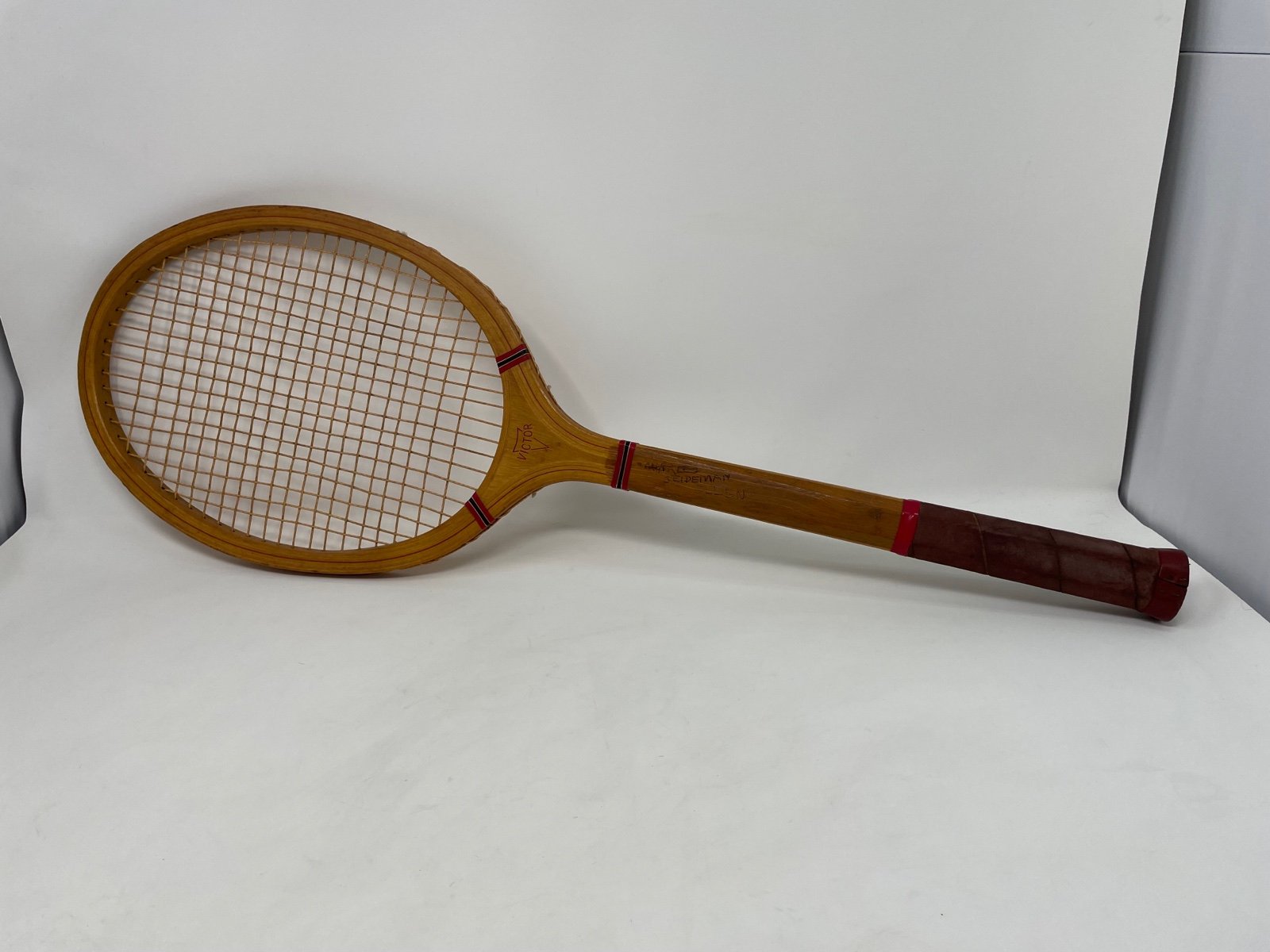 Vintage Circa 1960 Cortland Victor Tennis Racquet.
