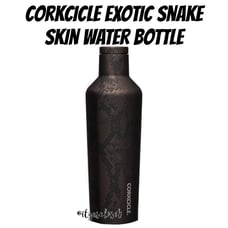 Corkcicle Rattle Snake Skin Exotic Canteen NWT Waterbottle 16oz Jungle