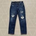 Judy Blue Distressed Boyfriend Fit Denim Jeans Mid-Rise Size 5/27