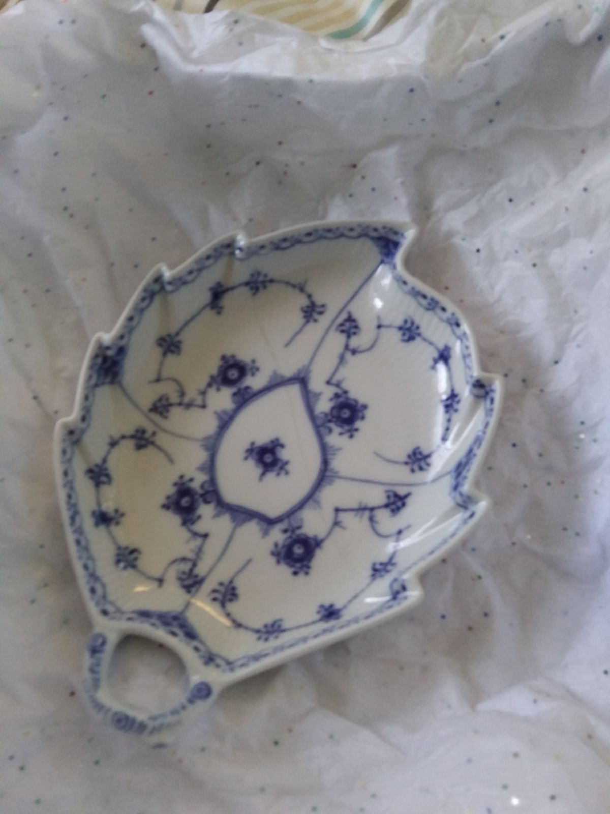 Royal Copenhagen leaf dish.