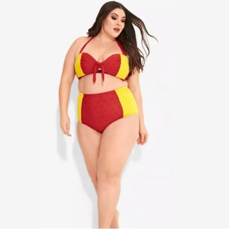 Marvel Torrid: Avengers Iron Man Bathing Swim Suit Torrid Size 1 Plus Size Swim