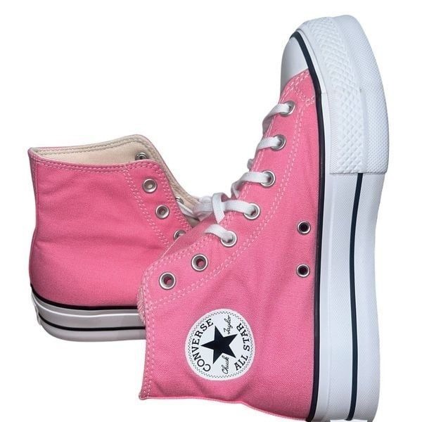 CONVERSE CANVAS PLATFORM CHUCK TAYLOR ALL STAR WOMEN SNEAKERS PINK Size 8.5