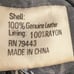 Vintage learsi slip skirt 100% genuine leather women's size 9/10