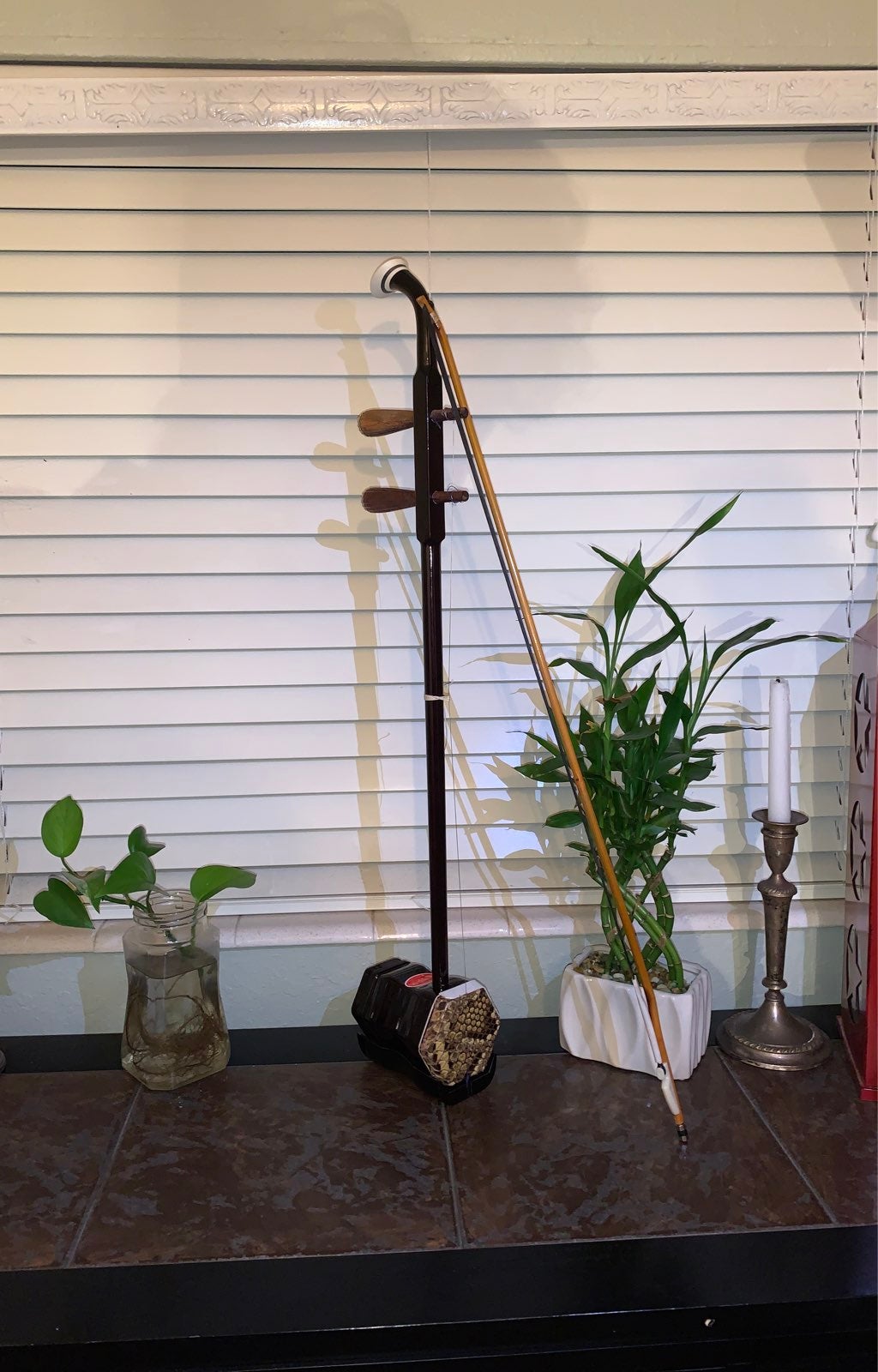 Erhu (Dunhuang) snake skin Decorative