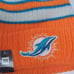 NEW 2021 NFL NEW ERA ON FIELD SIDELINE POM BEANIE - Miami Dolphins Alternate