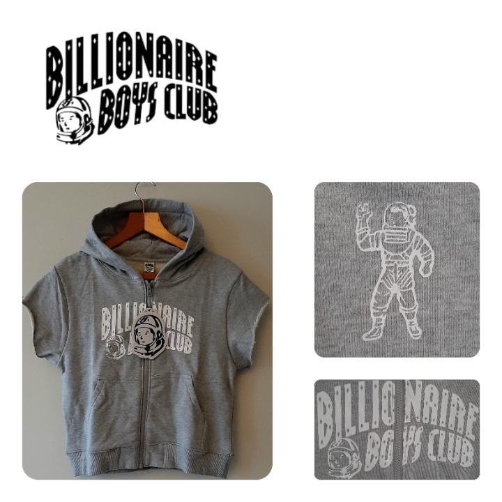 BILLIONAIRE BOYS CLUB Kids Arch Zip Front Hoodie SIZE 7/8 Pharrell Williams