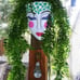 Women's Face Pot Wall Decoration