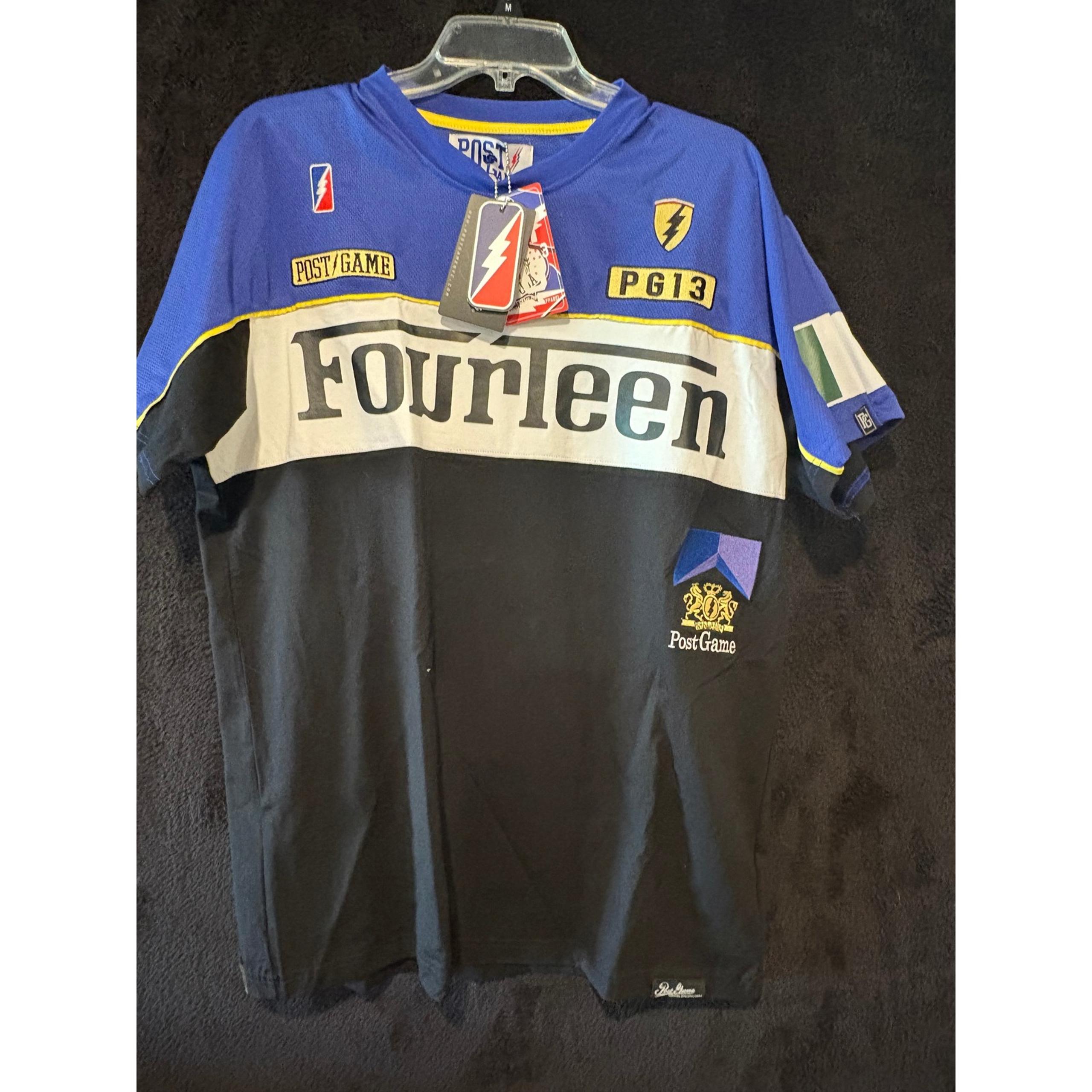 Post Game Fourleen Graphic T-Shirt PG13 NBA Inspired Jersey Style XL