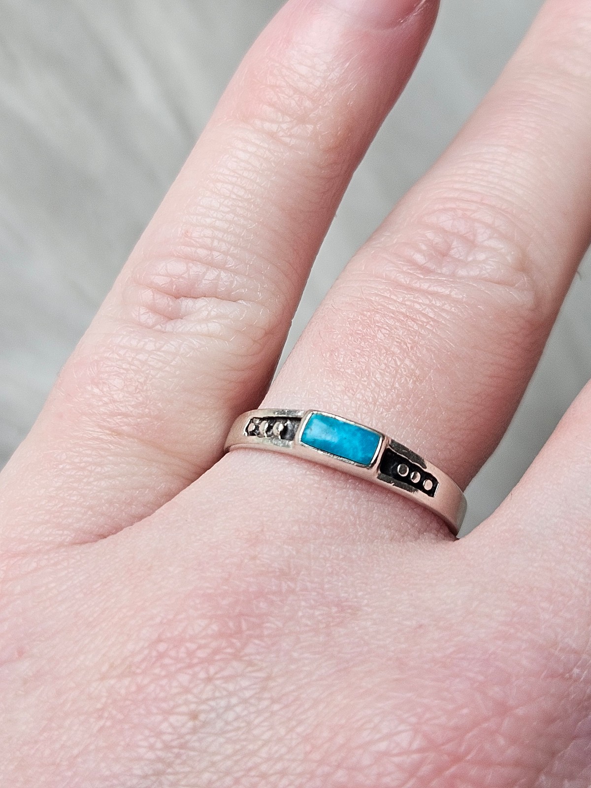 925 Turquoise Ring