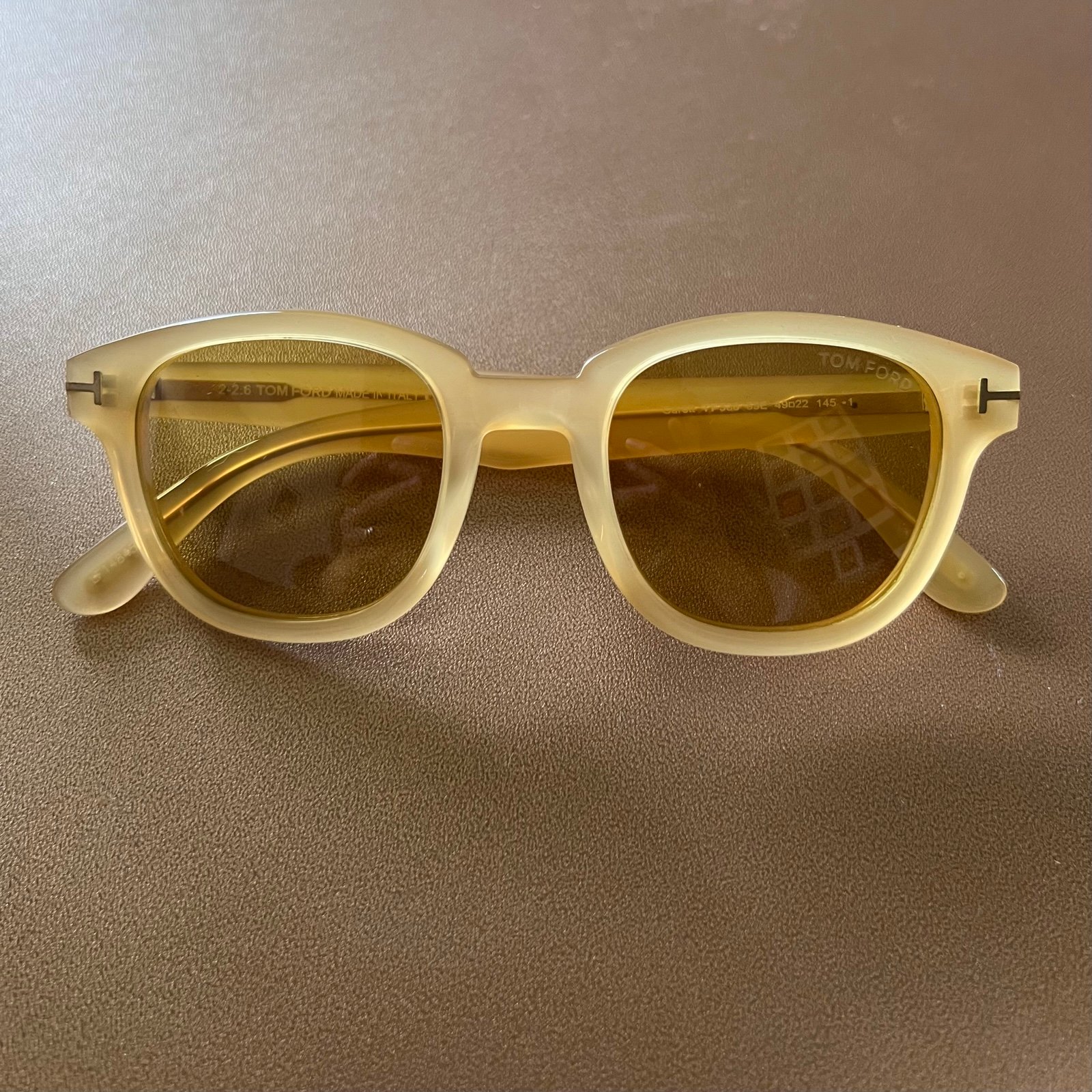 Tom Ford Pale Yellow Sunglasses