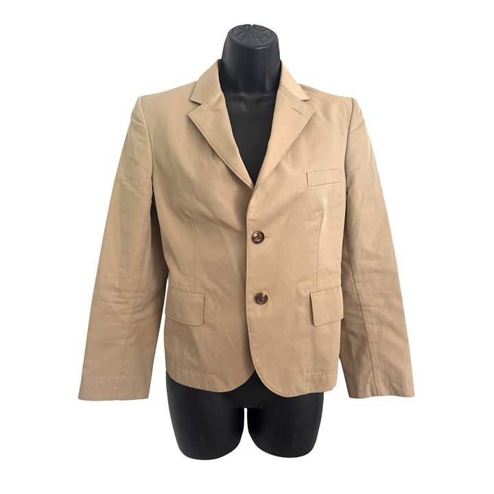 Junya Watanabe Comme Des Garçons Beige Cotton Blazer Womens Small Jacket sm s
