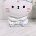 NEW Christmas Cute Santa Cat with Christmas Lights Figurine