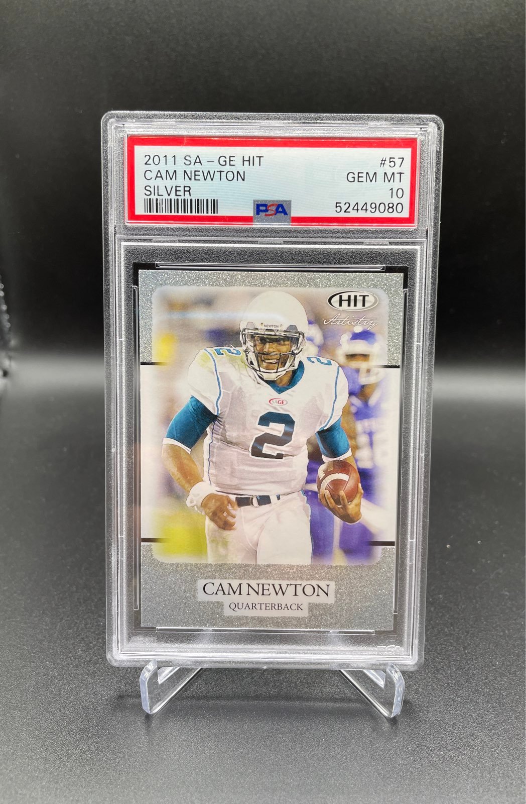 Cam Newton SA-GE HIT SILVER ROOKIE