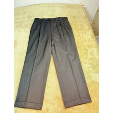 Jos. A. Bank Sz 40 Long (37x30.5) Pleated Cuffed Wool Dress Pants Trousers A085