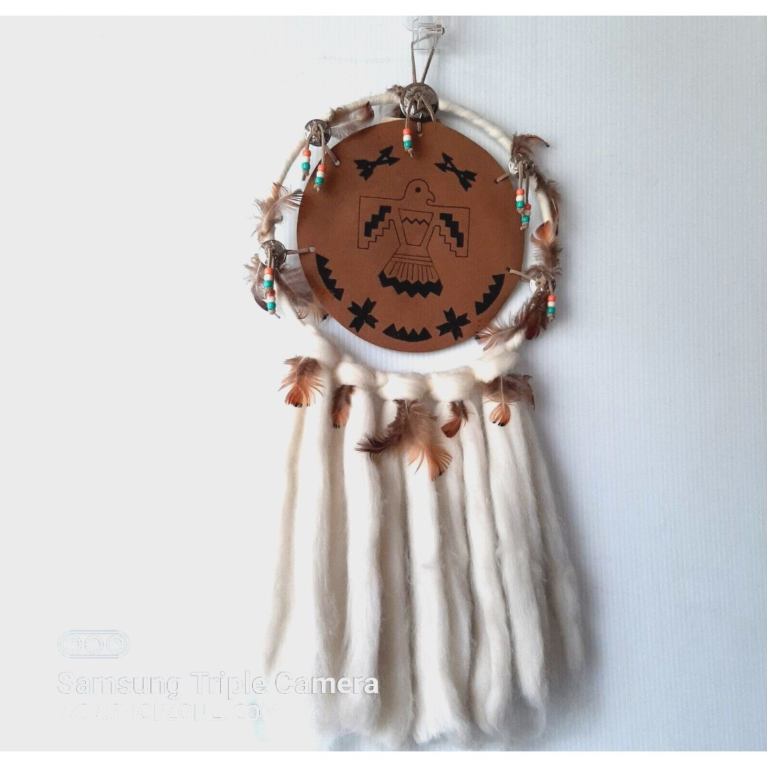 Vintage Native American Dream Catcher Indian Handmade Mandala Shield Good Luck