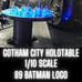 GOTHAM CITY HOLOTABLE 89 Batman Logo Shaped City with Blue Led Light, 1:10 Scale